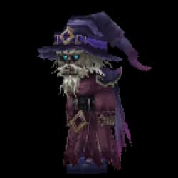 Burnt Skeleton Wizard