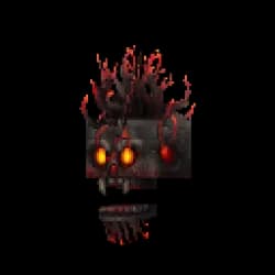 Incandescent Skeleton Head