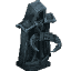Temple Dark Statue Gaia