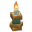 Temple Wind Candle