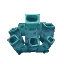Plant Coral Model Cyan