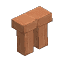 Peach Brick Wall