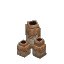 Human Ruins Pot Small