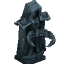 Temple Dark Statue Gaia