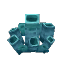 Plant Coral Model Cyan