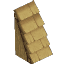 Sandstone White Cobble Roof Steep